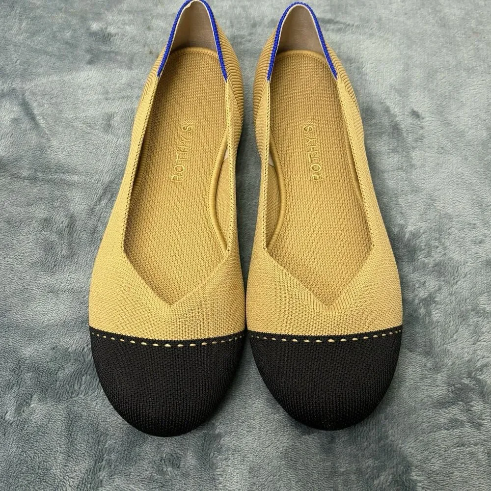 Rothy’s The Loafer Camel Captoe Women’s Size 10